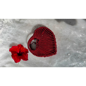 Luxury Heart Shaped Rhinestone Clutch <b>Bag</b> for Women Wedding Party Evening Accessories - Product Image 4