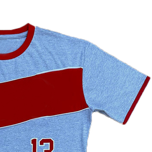 เสื้อยืดผู้ชายคุณภาพสูงสำหรับฤดูร้อน สปอร์ตแวร์ พิมพ์โลโก้มหาวิทยาลัยตามสั่ง ผ้าฝ้าย 100% เป็นมิตรกับสิ่งแวดล้อม ระบายอากาศได้ดี - Product Image 4