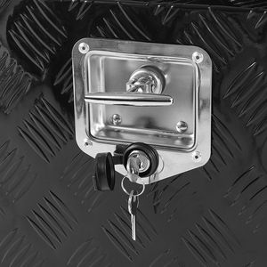 Cassetta Portautensili in Alluminio Rinforzato 152x61x61 cm per Sottoscocca Camion, con Piastra Diamantata, Serratura e Chiavi, Impermeabile, per Pickup - Product Image 6