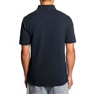 Polo en coton tendance pour homme, gris pierre, en piqué respirant, coupe classique décontractée, avec logo brodé personnalisé - Product Image 2