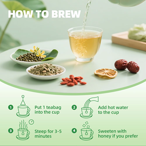 OEM ODM Listo para Enviar, Bolsitas de Té Herbal Detox, Mezcla Natural de Hoja de Loto, Semilla de Cáñamo y Cassia, Apoyo para la Salud Digestiva, 14 Bolsitas - Product Image 4