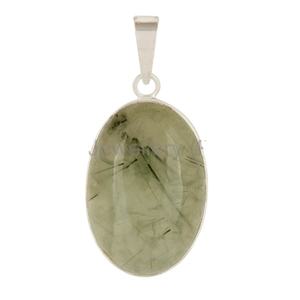 Prehnite Gemstone Designer Pendentif en gros Sterling Fine Silver Pendentif Bijoux Dainty Collection - Product Image 1