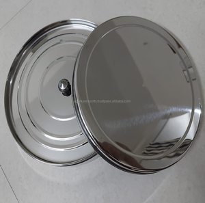 Stainless Steel <b>Spice</b> Organizer 825ml Masala Dabba Airtight Lid 7 Containers Spoon Kitchen Storage Box - Product Image 6