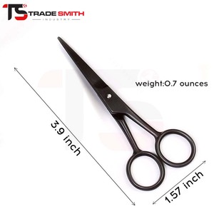 Tijeras Duraderas TSI para Barba y Bigote, Herramienta de Corte de Precisión para Dar Forma al Vello Facial y Servicios Profesionales de Barbería - Product Image 1