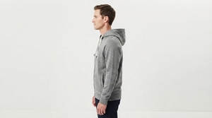 Sweat-shirt à capuche zippé pour homme OEM ODM, logo personnalisé, pour usage quotidien, entraînement et loisirs - Product Image 3