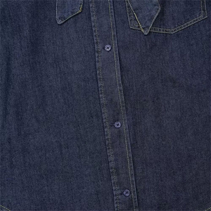 Women New Arrivals Summer/Winter Vintage Eco-Friendly Casual Button <b>Down</b> Long Sleeve 100% Cotton Denim Shirts - Product Image 5