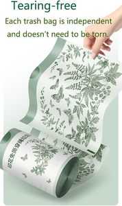 ถุงขยะแบบมีเชือกผูก ไม่ขาดง่าย กลิ่นบอระเพ็ด สำหรับห้องน้ำ ห้องครัว ห้องสุขา บ้าน สำนักงาน และห้องนอน - Product Image 4