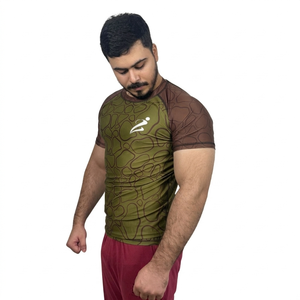 Camiseta Deportiva de Manga Larga de Secado Rápido con Protección UV UPF 50, Estampada para Playa, Personalizada, Marca Rush Gurads - Product Image 3