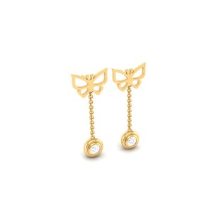 Clous d'oreilles solitaires polygonaux captivants, plaqué or 22 carats, en argent sterling véritable, bijoux chics pour femme, ornement raffiné - Product Image 5