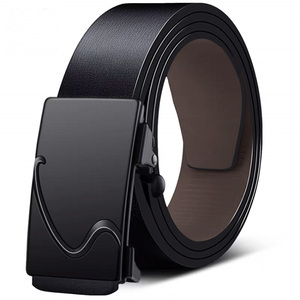 Ceinture en cuir véritable pour homme, design unisexe, en cuir de vachette, avec boucle en alliage véritable, respirante - Product Image 5