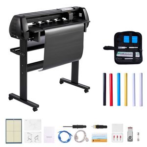 Macchina Tagliatrice per Vinile a Doppia Lama con Forza e Velocità Regolabili, Larghezza Massima di Taglio 34 Pollici, Display LED, Plotter per Stampa e Taglio Plastica - Product Image 1
