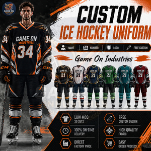 Maillot et pantalon de hockey sur glace sublimés personnalisés avec nom et numéro du joueur, respirants, nouvelle arrivée, uniforme sportif d'équipe sur mesure - Product Image 6