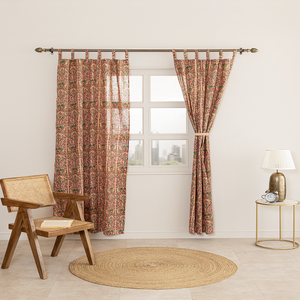 Cortina Opaca de Cuerda Tejida Sólida de Alta Protección Solar con Bolsillo para Hogar y Oficina - Product Image 2