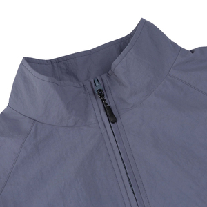 Summer Wholesale <b>Men's</b> Plus Size Windbreaker <b>Jacket</b> Stand Lightweight Breathable Zip Color Block Waterproof <b>Jacket</b> - Product Image 5