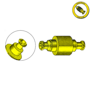 Dispositivo de Sujeción de 34.7 mm de Longitud con Acabado Dorado Luer Lock, Dispositivo Quirúrgico de Sujeción con 6 mm de Diámetro Exterior y 4 mm de Diámetro Interior - Product Image 1