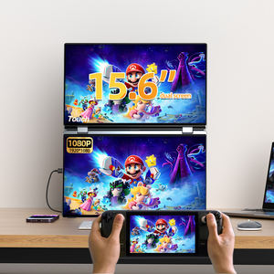 كمبيوتر محمول بشاشة مزدوجة تعمل باللمس مزدوجة 60 هرتز من Eimio جديد ، كمبيوتر محمول بشاشة تعمل باللمس مزدوجة ، مراجعة شاشات العرض بوصة - Product Image 2