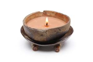 Eco-Friendly Hathai Lacquer Home Lighting Decoration Factory Direct Wedding Bowls Natural Coconut Bowl <b>Candle</b> <b>Set</b> Competitive - Product Image 2