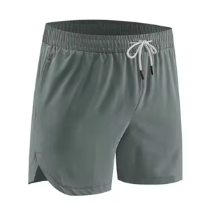 Shorts en coton épais pour hommes, style décontracté, avec cordon de serrage, pour la gym, fabrication OEM - Product Image 1
