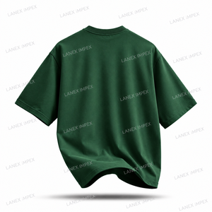 T-shirt graphique personnalisé Halloween, impression 3D en relief, motif visage de citrouille, vert, coton oversize, pour hommes et femmes, streetwear décontracté - Product Image 3
