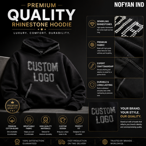 Sudadera con Capucha y Cierre de Cremallera, Corte Regular, Estilo Urbano, 100% Algodón Grueso, Ecológica, con Logotipo Personalizado, OEM, Marca Privada, Unisex - Product Image 4