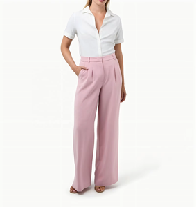 Camisa Blanca de Manga Corta para Mujer, Estilo Veraniego, Sin Tejido, con Botones, Formal/Casual, para Oficina - Product Image 3