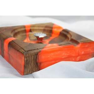 Cenicero de Madera Maciza de Primera Calidad, Ecológico, para Mesa, para Cigarrillos/Puros, Modelo RR202516387 de RR ENTERPRISES - Product Image 2