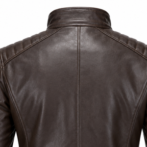 Wholesale Fashion OEM ODM <b>Leather</b> Garment Manufacturer Premium Genuine <b>Leather</b> <b>Jackets</b> Custom Private Label Outerwear Supplier - Product Image 5