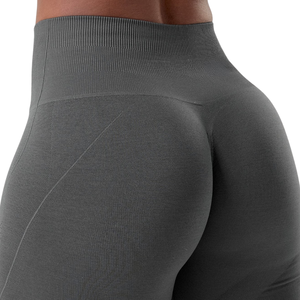 Leggings de sport gris taille haute pour femme, légers et compressifs, pour l'exercice, le yoga, la gym et le fitness - Product Image 5