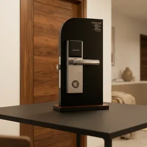 Cerradura RFID TES 301 SB Plateada, Cerradura Inteligente para Puerta de Hotel, Sistema de Control de Acceso con Tarjeta Electrónica para Hoteles, Resorts y Habitaciones - Product Image 4
