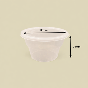 ภาชนะ PP ขนาด 16 ออนซ์ ฝาปิดกันรั่ว เป็นมิตรกับสิ่งแวดล้อม ใช้กับเครื่องล้างจานได้ ใช้กับไมโครเวฟได้ ปลอดสาร BPA ย่อยสลายได้ ใช้กับช่องแช่แข็งได้ เหมาะสำหรับอาหารแบบนำกลับบ้าน - Product Image 5