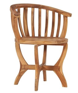 Ensemble de jardin en teck pour l'extérieur, 2 chaises avec table basse ronde, style traditionnel, meubles résistants aux intempéries - Product Image 4