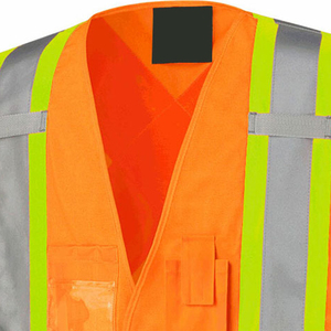 Gilet de travail professionnel haute visibilité en maille, multi-poches, réfléchissant, pour les travailleurs industriels en extérieur - Product Image 6