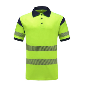Camisetas Polo de Alta Visibilidad Personalizadas al por Mayor para Hombre, Camisetas Polo de Seguridad Reflectantes para Exteriores, Transpirables, para Trabajadores - Product Image 3