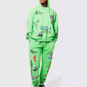 Conception personnalisée, entraînement hivernal, respirant, imprimé, écologique, unisexe, décontracté, col à capuche, uni, léger, 100% coton - Product Image 1