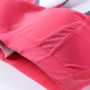 Coral Color High Support Sports <b>Bra</b> <b>Halter</b> Neckline Deep V-<b>Neck</b> Bow Open Back Design for Women Workout Yoga Breathable Support - Product Image 5