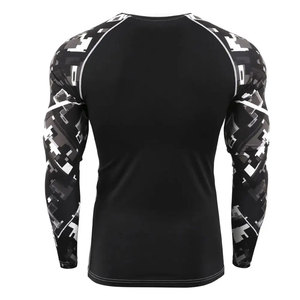 Breathable Long Sleeve Men Printing Rash Guard For Surfing Swimming Quick Dry Uv Sun Protection <b>Athletic</b> Shirt - Product Image 2