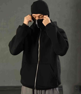 เสื้อฮู้ดมีหน้ากากสำหรับผู้ชายและผู้หญิง รับผลิตแบบ OEM ODM ขายส่ง - Product Image 5