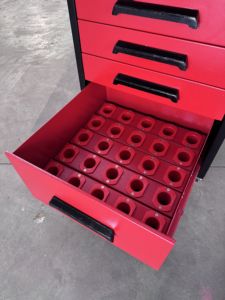 Premium 275KG Heavy-Duty <b>Tool</b> Trolley | | 5-<b>Drawer</b> Mobile Workshop Cabinet With Upper Work Tray, Rear Tray And Central Lock - Product Image 3