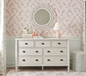 Espejo de Pared Redondo de Mimbre Blanco, Estilo Rústico Boho, Decoración para Dormitorio o Cuarto de Niños, Venta al Por Mayor OEM - Product Image 5