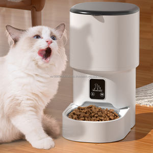 Mangeoire automatique de luxe en plastique pour animaux de compagnie, nouveau design, distributeur de bols d'eau et de nourriture pour chat et chien, mangeoires durables - Product Image 2