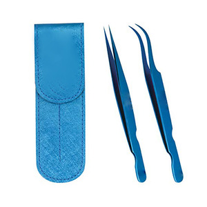 Estuche de Almacenamiento para Herramientas de Belleza Reutilizable de 2 Piezas con Diseño Portátil, Cierre Seguro y Bolsas Organizadas para Pinzas de Pestañas - Product Image 1