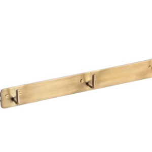 New Arrival Brass <b>Wall</b> Hook Rack Minimalist Metal Coat Hooks Modern Home Decor Entryway Organizer Storage Hanger - Product Image 1