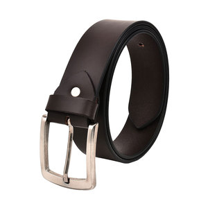 Cinturón de Vestir de Cuero Genuino con Hebilla Resistente, Cinturón Clásico para Oficina, Negocios, Casual y Uso Diario - Product Image 6