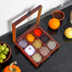 Unique design handmade Wooden Spice <b>Box</b> For Kitchen use - Product Image 1