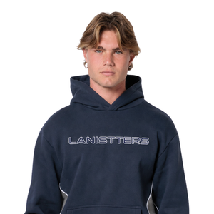 Sweat-shirt à capuche personnalisé pour homme, coupe classique, poche kangourou, impression de texte sur le devant, style streetwear, 100% coton molletonné - Product Image 3