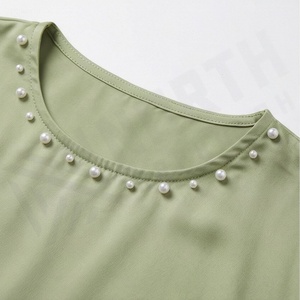 Abaya islamique personnalisée pour femmes, dernière arrivée, respirante, décontractée, couleur unie, vente d'Abayas personnalisées - Product Image 4