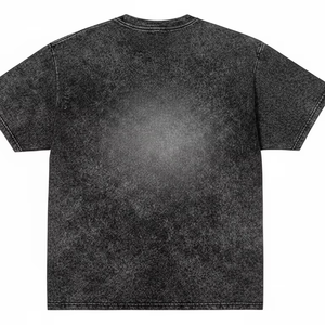 T-shirt Unisexe Personnalisé Imprimé Délavé à l'Acide, Coupe Oversize en Coton Anti-boulochage, Col Rond Vintage, Manches Courtes, Style Streetwear, Vente en Gros OEM - Product Image 3