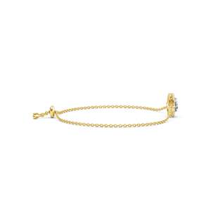 Pulsera de Diamante Cultivado en Laboratorio con Halo de Perlas, 0.50CT, Oro de 14K, Certificado IGI, Regalo de Boda de Lujo, Fabricante de Joyería OEM ODM - Product Image 5