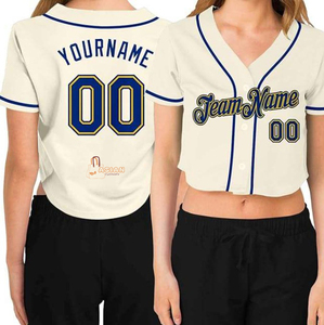 Camiseta Deportiva Corta de Béisbol Personalizada con Texto en Color Sólido para Mujeres, Adolescentes y Niñas, Top Corto para Softbol y Cricket con Transferencia Térmica - Product Image 2