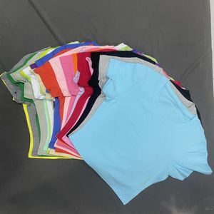 Women Y2K Baby Tee Slim Fit Cotton T Shirt Custom Logo Short Sleeve Casual Streetwear Fitted <b>Top</b> - Product Image 6